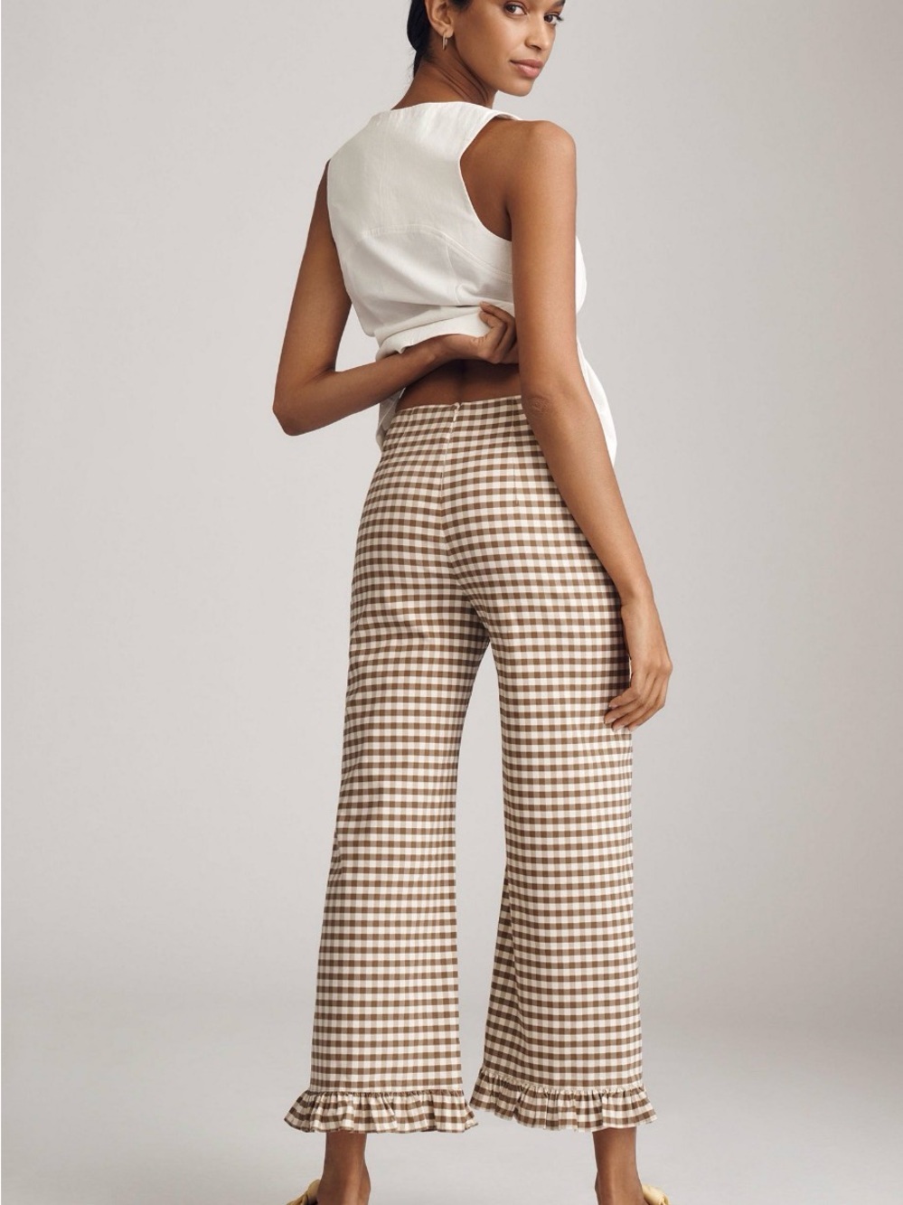 Maeve Colette Gingham Pants - Picture 2 of 6